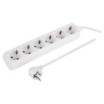 Buitinis ilgintuvas, 3 x 1,5 mm², 5 m, 6 lizdų
