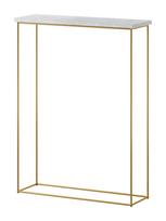 Konsolinis staliukas ADRK Sili, aukso sp./pilka sp., 60 cm x 20 cm x 80 cm