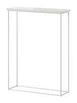 Konsolinis staliukas ADRK Sili, balta sp., 60 cm x 20 cm x 80 cm