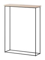 Konsolinis staliukas ADRK Sili, juoda sp./sonoma ąžuolo sp., 60 cm x 20 cm x 80 cm