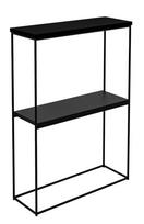 Konsolinis staliukas ADRK Velo, juoda sp., 20 cm x 60 cm x 80 cm