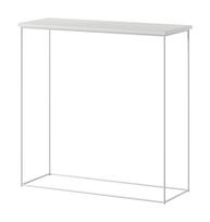 Konsolinis staliukas ADRK Milan, balta sp., 30 cm x 80 cm x 80 cm
