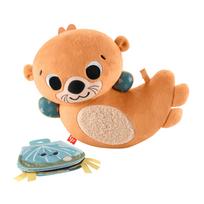 Žaislų rinkinys kūdikiams Mattel Fisher Price Sensimals Animal Activity Plush Otter, oranžinė sp.
