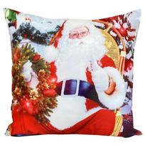 Kalėdinis dekoratyvinės pagalvėlės užvalkalas Santa Claus JCLA-09, įvairių spalvų, 40 cm x 40 cm