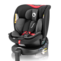 Automobilinė kėdutė Lionelo Navy I-Size, juoda sp./raudona sp., 0 - 36 kg
