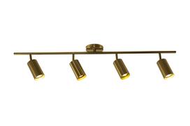 Šviestuvas nukreipiamasis Domoletti Bat 2023658-4, GU10, 4 x 25 W, aukso sp.