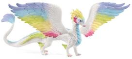 Žaislinė figūrėlė, drakonas Schleich Bayala Rainbow Dragon, 25 cm, balta sp./įvairių spalvų