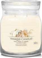 Žvakė, aromatinė Yankee Candle Soft Wool & Amber, 368 g, balta sp.