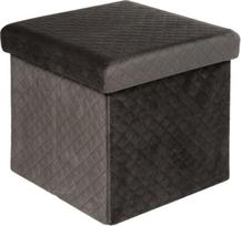 Pufas 5five, pilka sp., 30 cm x 31 cm x 31 cm