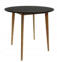 Stalas Emily, juoda sp., 80 cm x 80 cm x 75 cm