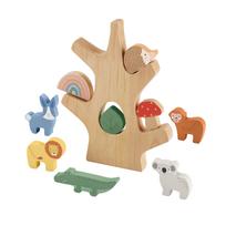 Balansinės kaladėlės Mattel Fisher Price Wooden Balance Tree