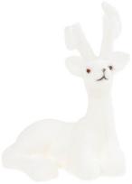 Kalėdinė dekoracija, „Elnias“ TG56926-1, 14 cm, balta sp.