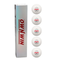 Stalo teniso kamuoliukas OWNWIN 40+ 3*, 40 mm, 5 vnt.