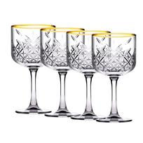 Kokteilių taurė Pasabahce Timeless Gold, stiklas, 0.5 l, 4 vnt.