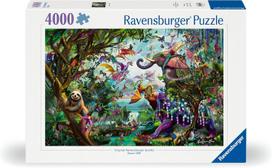 Dėlionė Ravensburger Tropical Dragons, 91.5 cm x 137.8 cm, 4000 vnt., įvairių spalvų
