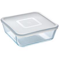 Kepimo forma su dangčiu Pyrex Cook & Freeze, skaidri sp./pilka sp., 20 cm x 20 cm, 2 l
