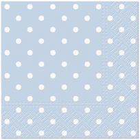 Popierinės servetėlės PAW Blue Dots, 25 cm x 25 cm, įvairių spalvų, 20 vnt.