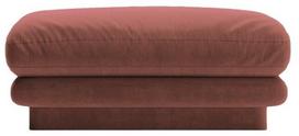 Pufas Micadoni Home Torino Velvet, raudonai ruda sp., 80 cm x 80 cm x 41 cm