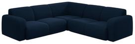 Kampinė sofa Micadoni Molino Boucle, tamsiai mėlyna sp., 252 x 252 cm x 75 cm