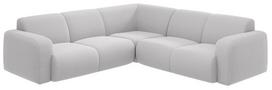 Kampinė sofa Micadoni Molino Boucle, šviesiai pilka sp., 252 x 252 cm x 75 cm