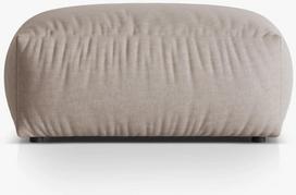 Pufas Micadoni Martina MIC_POUF_169_F1_MARTINA7, tamsaus smėlio spalva, 95 cm x 65 cm x 44 cm