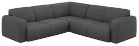 Kampinė sofa Micadoni Molino Chenille Rebel, tamsiai pilka sp., 252 x 252 cm x 75 cm