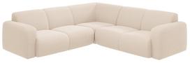 Kampinė sofa Micadoni Molino Boucle, smėlio sp., 252 x 252 cm x 75 cm