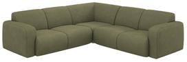 Kampinė sofa Micadoni Molino Chenille Rebel, šviesiai žalia sp., 252 x 252 cm x 75 cm