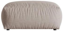 Pufas Micadoni Home Martina Structured, tamsaus smėlio spalva, 106 cm x 106 cm x 44 cm