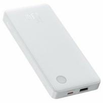 Nešiojamas įkroviklis (Power bank) Baseus, 10000 mAh, 15 W, balta sp.