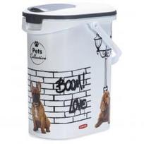 Dėžė gyvūnų ėdalui laikyti Curver Dog, 10 l, 30 cm x 20 cm x 35 cm, balta sp.