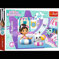 Dėlionė Trefl Gabbys Dollhouse, 22 cm x 33 cm, 60 vnt., įvairių spalvų