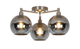 Šviestuvas lubų Domoletti Anna CL23013-3, E27, 3 x 15 W, pilka sp.