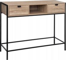 Konsolinis staliukas 5five Simply Smart Aliaj, ruda sp./juoda sp., 100 cm x 35 cm x 80 cm