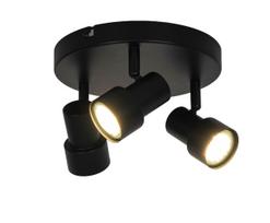 Šviestuvas nukreipiamasis Domoletti Lucia GU23002-3R, GU10, 3 x 5 W, juoda sp.