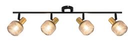 Šviestuvas nukreipiamasis Domoletti Shadow R5021009A-4TU, E14, 4 x 25 W, aukso sp.