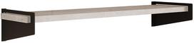 Sieninė lentyna ADRK Ivi, juoda sp./pilka sp., 10 cm x 18.5 cm x 70 cm