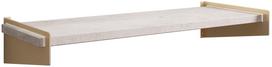 Sieninė lentyna ADRK Ovo, aukso sp./pilka sp., 10 cm x 23.5 cm x 60 cm