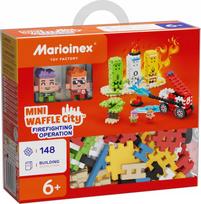 Konstruktorius Marioinex Mini Waffle City Priešgaisrinės tarnybos operacija 906286, 148 vnt.