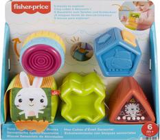 Kaladėlės Mattel Fisher Price Sensory, įvairių spalvų, 5 vnt.
