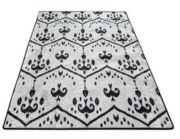 Kiliminis takas Conceptum Hypnose Vogue DJT, balta sp./juoda sp., 300 cm x 80 cm