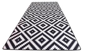 Kiliminis takas Conceptum Hypnose Black White 286CHL3913, balta sp./juoda sp., 300 cm x 80 cm