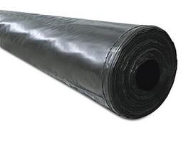 Juoda polietileno plėvelė Briko, juoda sp., 120 x 6 m