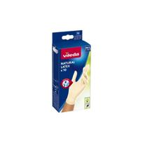 Pirštinės lateksinės Vileda Natural Latex, M/L, 10 vnt.