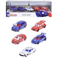 Automobilių rinkiniai Majorette French Touch, balta sp./mėlyna sp./raudona sp.