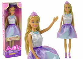 Lėlė Lean Toys Anlily Princess, 30 cm, violetinė sp.