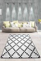 Kiliminis takas Conceptum Hypnose Class Djt, balta sp./juoda sp., 300 cm x 80 cm