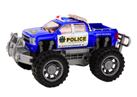 Žaislinė policijos mašina Lean Toys, mėlyna sp.