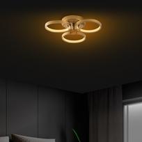Šviestuvas lubų Opviq Chandelier Halka-13311, aukso sp.