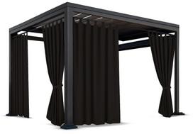 Pavėsinės užuolaidos ZMOS-11, 155 x 210 cm, juoda sp.